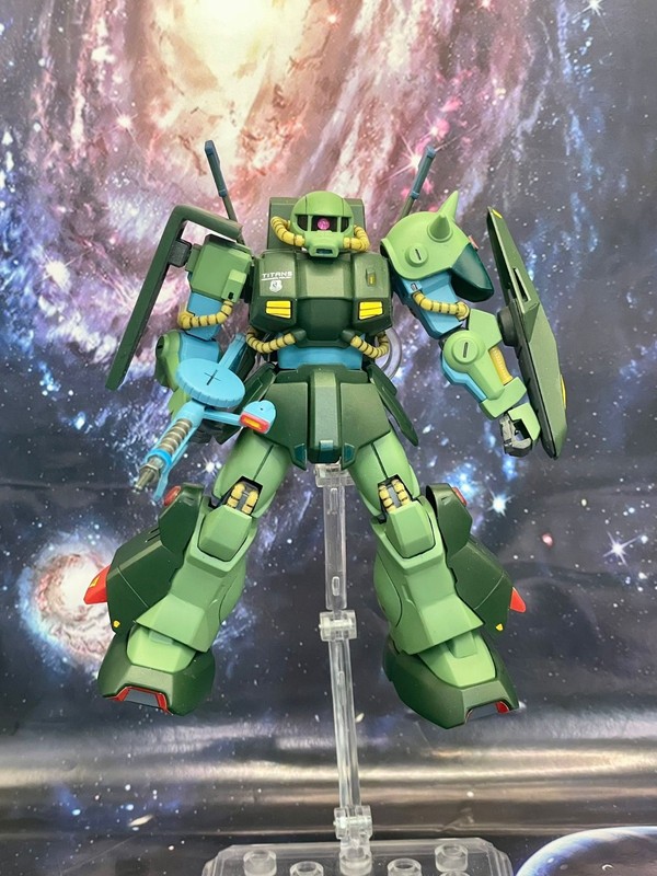Gunpla model kit:  [BANDAI]  RMS-106  HI-ZACK *Custom Painted & Detailed*