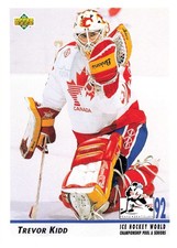 Trevor Kidd 1992-93 Upper Deck #385 Canada Hockey