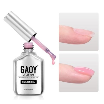 GAOY Builder Gel for Nails, 16ml Pink Nail 0.54 Fl Oz (Pack of 1), First Love 