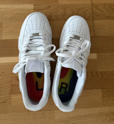 Nike x CPFM Air Force 1 Herren Sneaker Low Top Weiß Schnürung EU 43