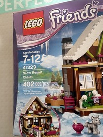 Retired Lego Friends Snow Resort Chalet - Sealed - Damaged Box - 402 Pcs
