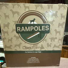 RAMPOLES Dog Ramp Folding Collapsible Wooden Ramp for Medium  Large Dogs