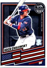 2026 Panini Stars & Stripes Prizm USA Baseball #81 Roch Cholowsky
