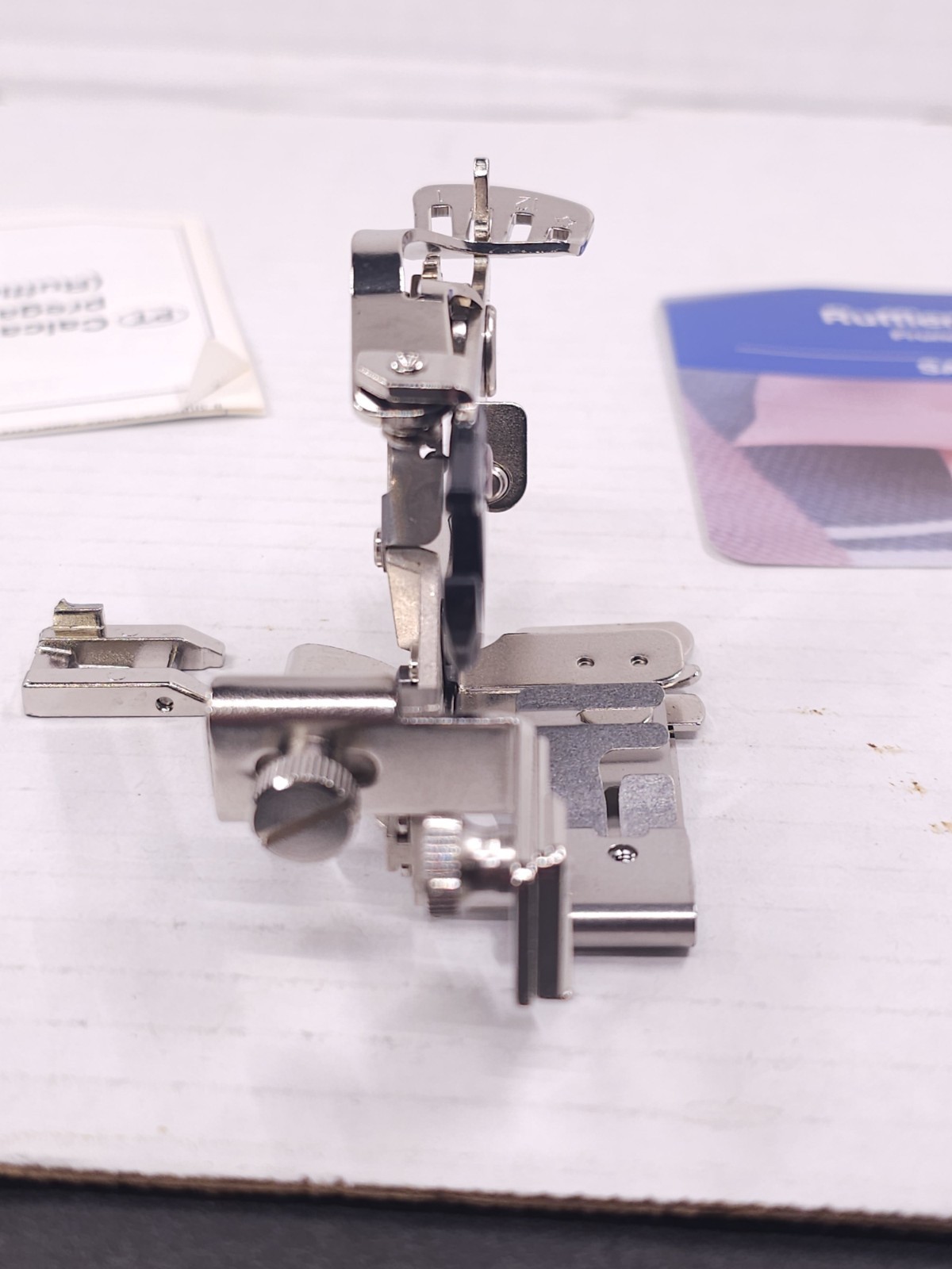 Genuine Brother SA143 Ruffler Presser Foot Sewing Machine Pleat Ruffles Part NEW