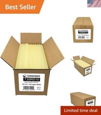 Versatile 10" Amber Hot Glue Sticks - 90 Count for Crafts, Assembly,  Repair