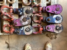 Crosby McKissick 8 Ton #109126 Snatch Block  (6" Sheave 5/8"-3/4" Wire Rope)