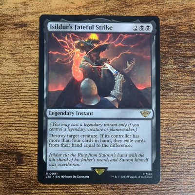 Magic The Gathering Isildur's Fateful Strike R LTR 0091 Herr der Ringe EN 