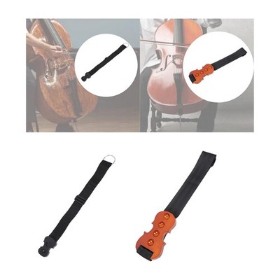 Cello Antirutsch Pad verdickt 40cm~90cm verstellbar tragbar Cello Endpin Gurt