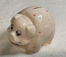 Ceramic Piggy Bank -Light Pink