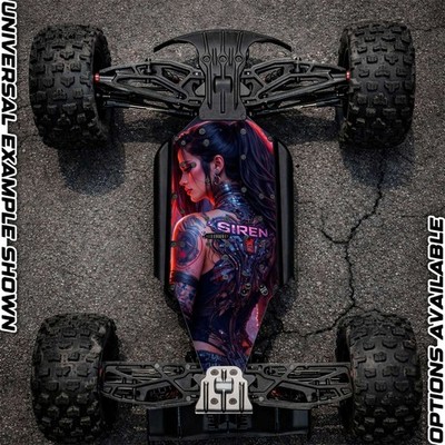 ARRMA KRATON 6S EXB / V6 BLX CHASSIS SKIN PROTECTOR ''SIRENE'' DESIGN