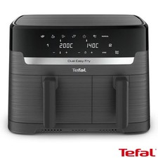 Tefal Easy Fry Mega Air Fryer Large 8.3L Dual Double 2 Drawer EY901HG
