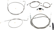 LA Choppers Braided Stainless Cable & Brake Line Kit LA-8211KT-16 Made in USA
