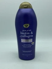 OGX Thick Full Biotin Collagen Conditioner 25.4 Fl Oz Volumizing Hair Care NEW