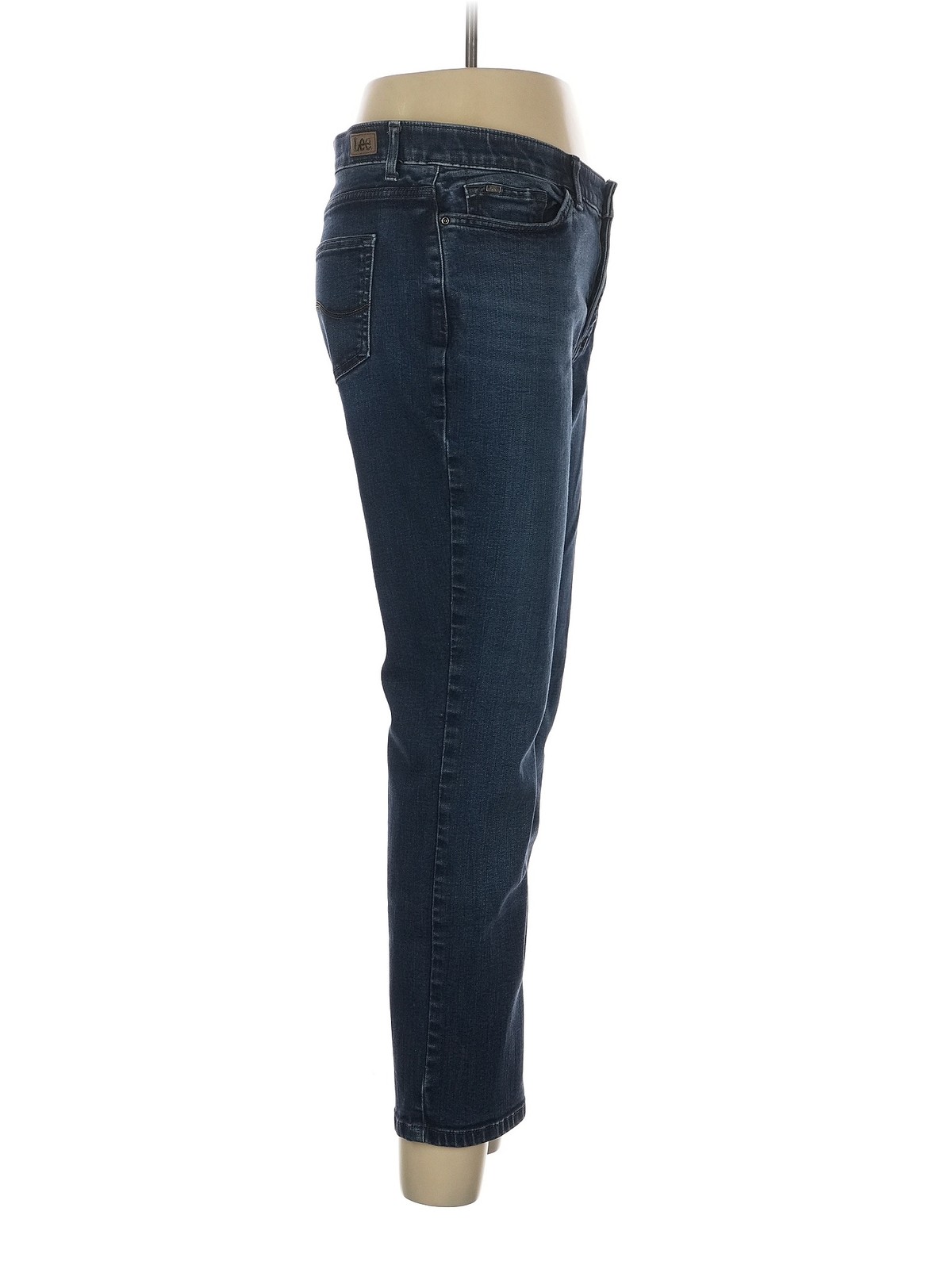 Lee Women Blue Jeans 12 Petites thumbnail 3