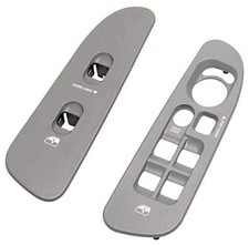 Driver and Passenger Grey Door Window Switch Panel Passenger  Driver Grey