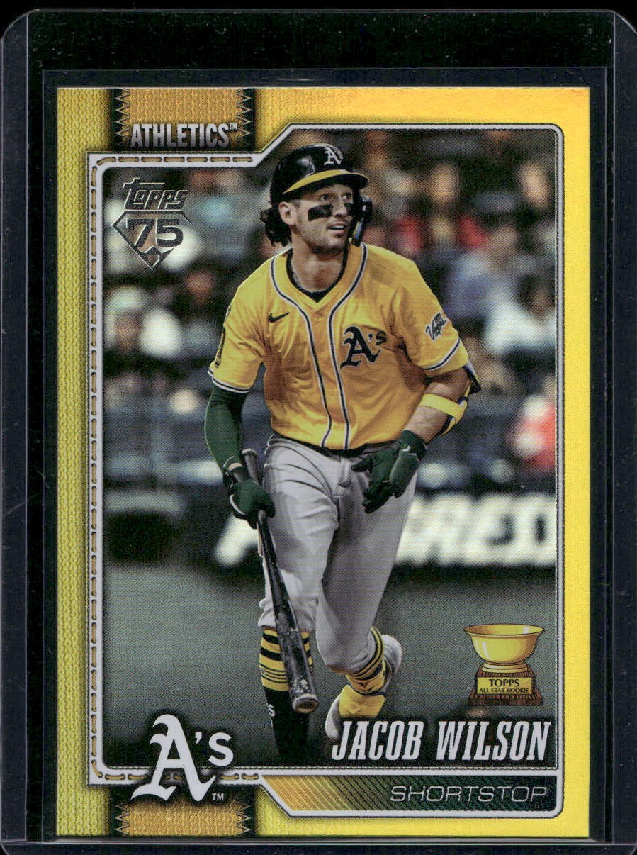 2026 Topps Series One #240 Jacob Wilson Yellow Holo Foil #156/399