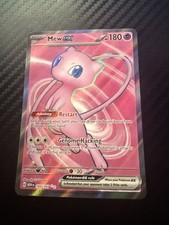 Carta Pokémon Mew EX TCG 193/165 Scarlatto e Viola serie 151