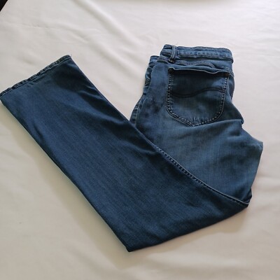 Lee Mid-Rise RN#130273 Women's Bootcut Cotton Blend Blue Jeans Size 14M  (33×30)