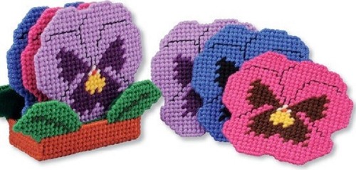 Plastic Canvas Pattern Book TISSUE BOXES & COASTERS ~ Christmas, Pies, Fall ++ - Picture 6 of 9