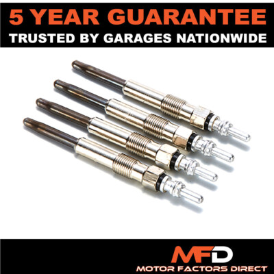 4X FOR VW CARAVELLE T5 1.9 2003-10 DIESEL HEATER GLOW PLUGS PLUG AXB,AXC ENGINES