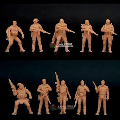 3D printed 1/72 Modern US