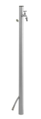 ColorTap AquaPoint Loop Rounded Water Outlet Faucet Post - 1 Tap Outlet - White
