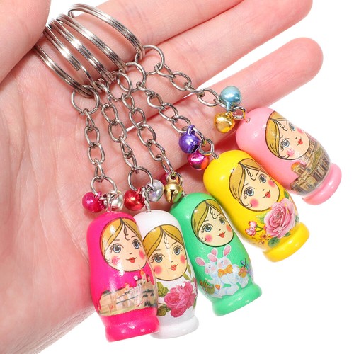 24 Pcs Keychain Nesting Baby Child Keychains for Keys Cute Keyrings - Zdjęcie 8 z 11