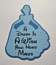 Princess Cinderella Inspired Silhouette Scrapbook, Card Making Paper Piecing