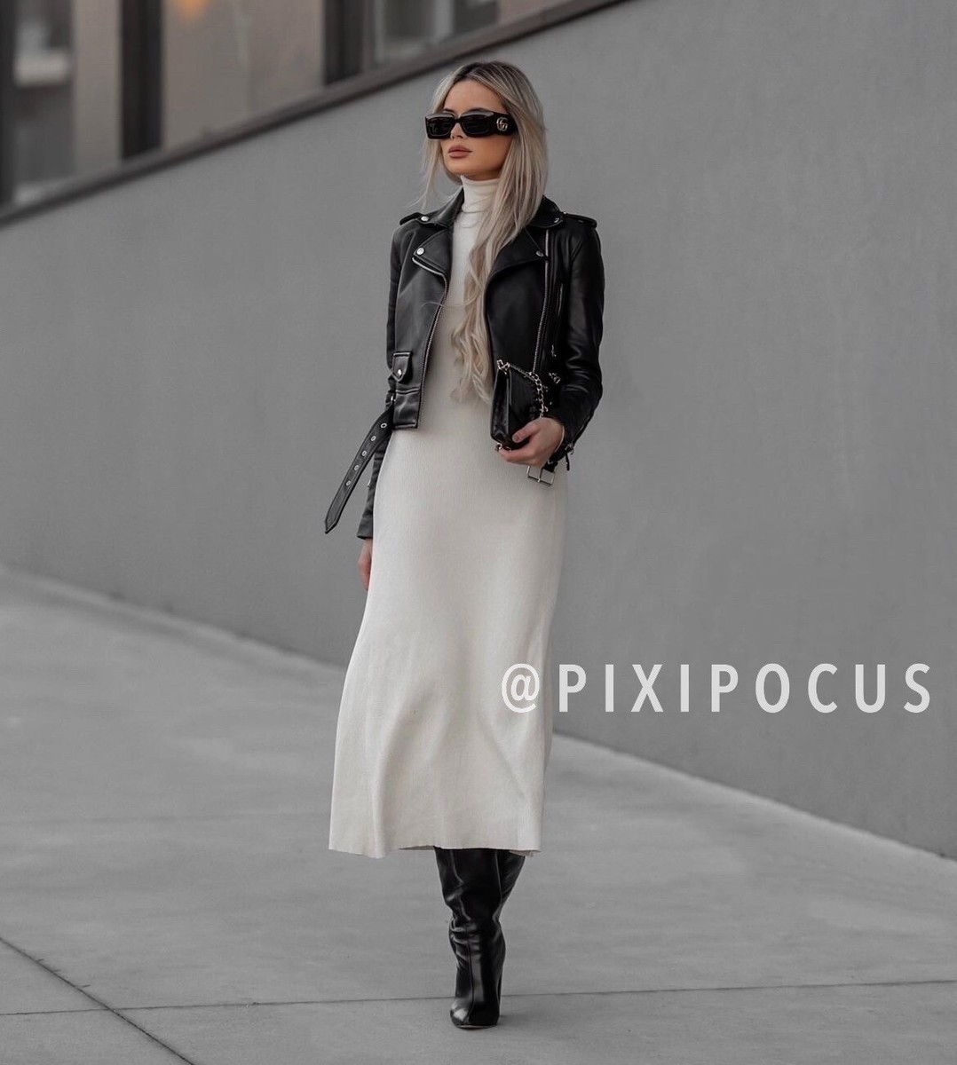 white christmas dresses Zara Off The Shoulder Sweater Mini Dress