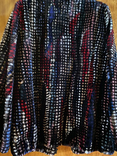 Sheared Beaver Multi Color Fur Jacket, Large - Picture 7 of 18