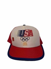 Vintage 80 s USA McDonald s Snapback Trucker Hat Pin