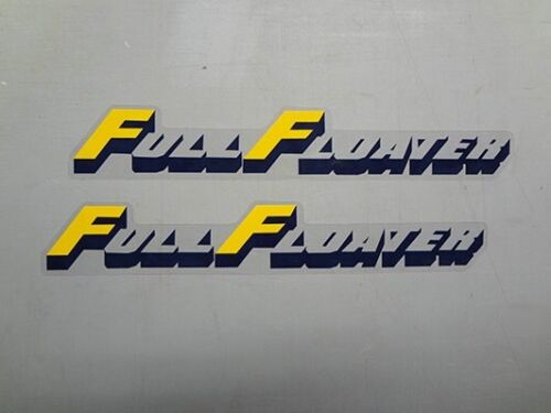 Suzuki Full Floater decals RM250 RM125 LT250 LT500 Swing Arm stickers Clear Back - Picture 1 of 2