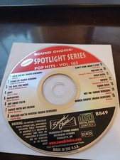 SC8849 SOUND CHOICE POP HITS  KARAOKE CDG RARE