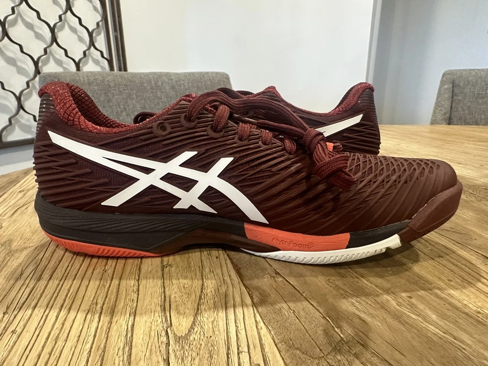 Asics Solution Speed FF 2 全新 1041A182 古董红色 7.5 男式 — 第 4/4 张图片