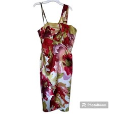 David Meister Silk Floral Dress Size 10