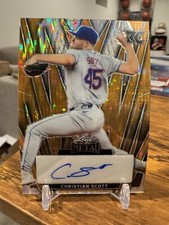 2024 Leaf Metal Baseball #1/1 Christian Scott Gold Top Prospect RC Auto 🔥📈