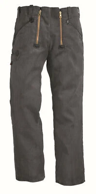 FHB Zunfthose ARTUR Trenkercord ohne Schlag 11 grau Zunft-Hose Cord 40008
