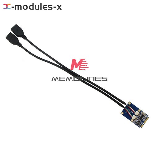10 sztuk Adapter Mini PCI-E na USB mPCIe na 5 pin 2 porty USB2.0 Konwerter Karta - Zdjęcie 5 z 8