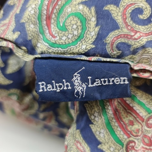 Ralph Lauren Home King Size Paisley Blue Green Red Comforter - Picture 2 of 3