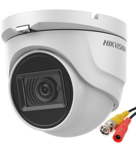 HIKVISION 5MP DOME CAMERA DS-2CE56H0T-ITMFS HD-TVI Outdoor Built In Audio - Picture 2 of 6