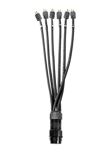 Câble D'alimentation SOCAPEX 19 Broches Mâle Vers 6 Edison Femelle - 2,4 à 12 Pieds - Neuf