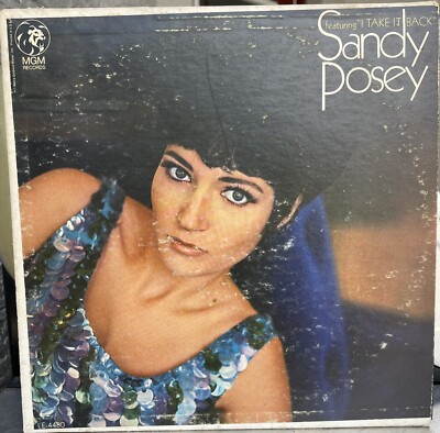 Sandy Posey....LP Featuring ''I Take It Back'' 12'' Vinyl Record MGM 