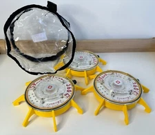 Turbo Flare 360 Degree Emergency LED Road Lighting / Synergy Design / 3 Pack