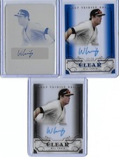 2016 Leaf Trinity WILL CRAIG Clear Gray RC Auto Pirates #22 Overall Pick