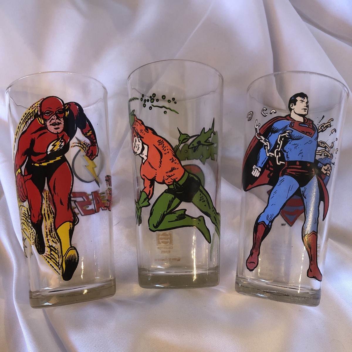 Vintage set of 3 Super Heroes Pepsi Collectable Tumbler glasses | eBay