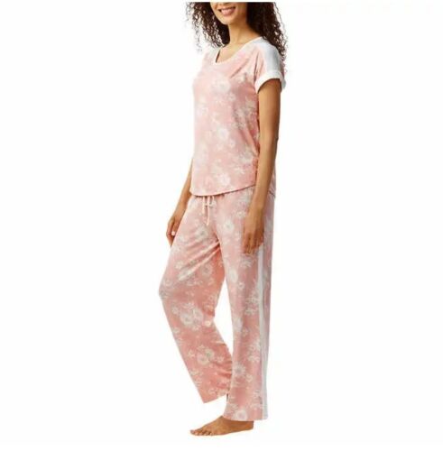 Lucky Brand Ladies' 4 piece Pajama Set Pink - Picture 4 of 6