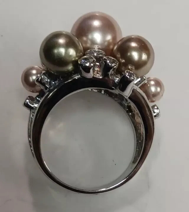 VINTAGE STERLING SILVER SIZE 9.25 RING WEIGHT 12.57 GRAMS