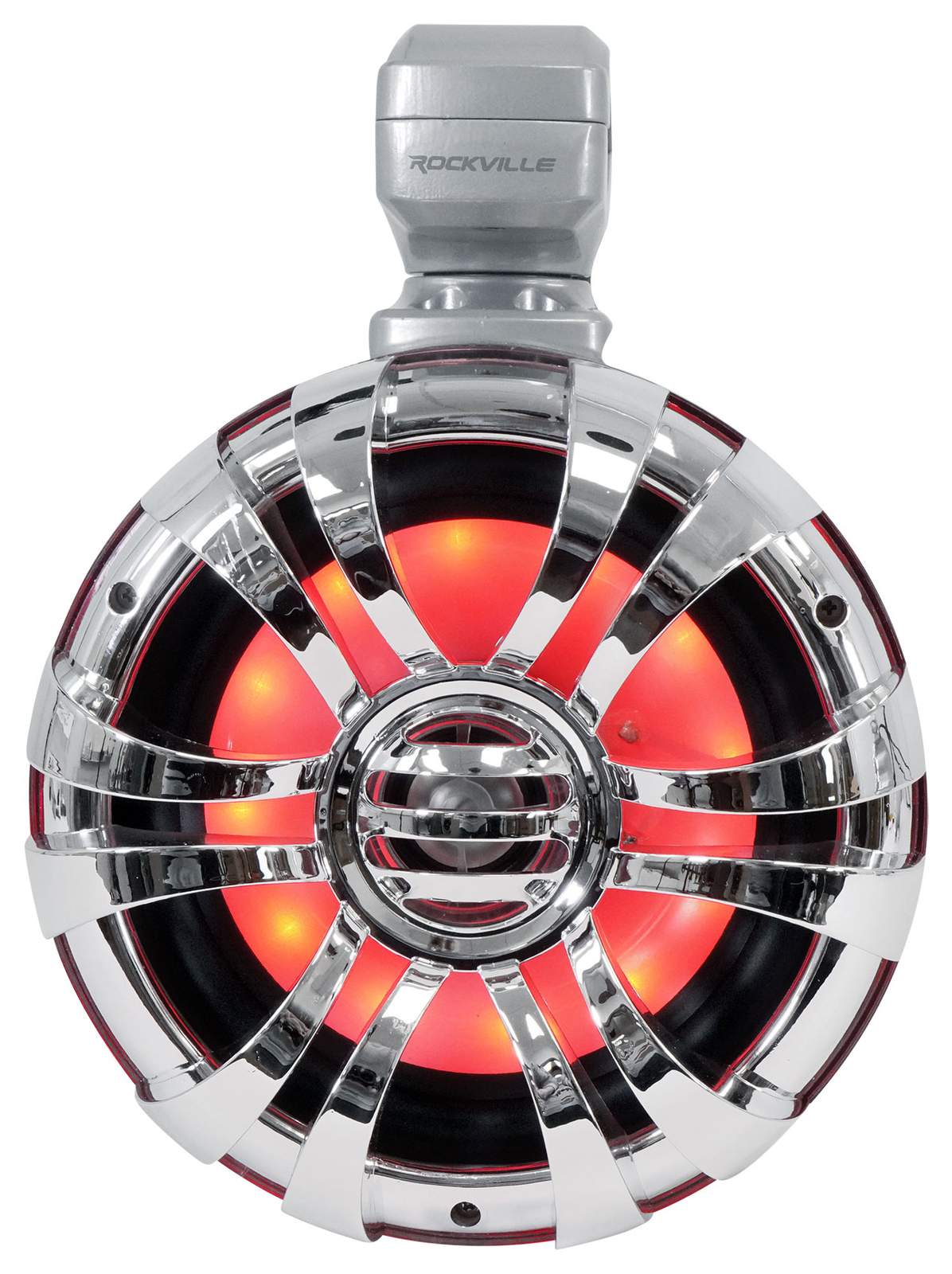 4 Динамики Rockville 65 LED Silver Tower Усилитель Bluetooth PS40 для квадроциклов UTVRZR