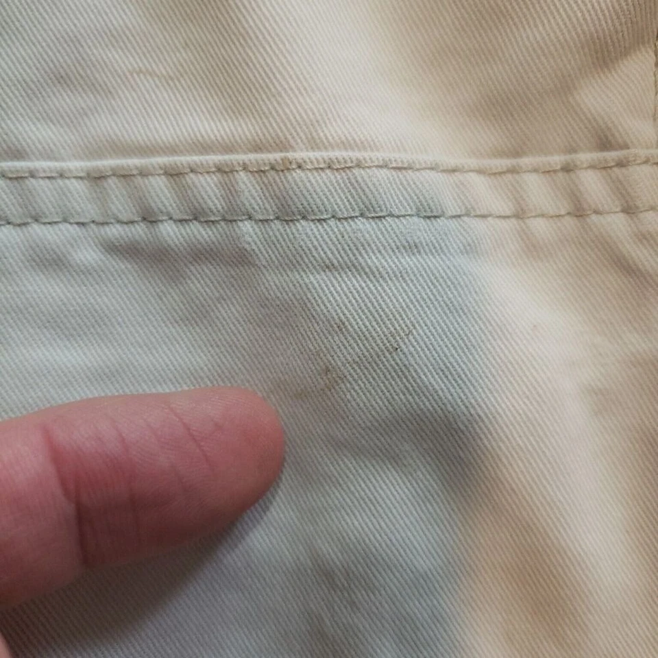 Pantalones Cortos Carga Vintage Y2K Abercrombie & Fitch Para Hombre 30 Tostado Grueso Lona Cordón Foto 4 de 4