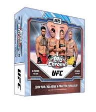 2025 TOPPS CHROME UFC MEGA BOX (48 Cards) MMA Mixed Martial Arts Brand New QTY